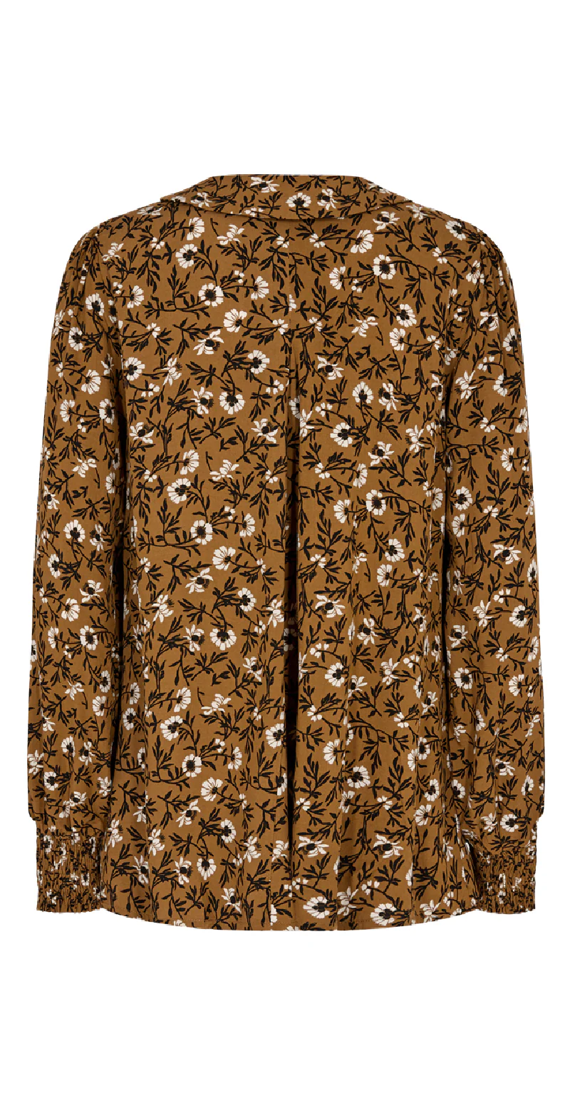 Petra bluse butternut w. black - Image 2