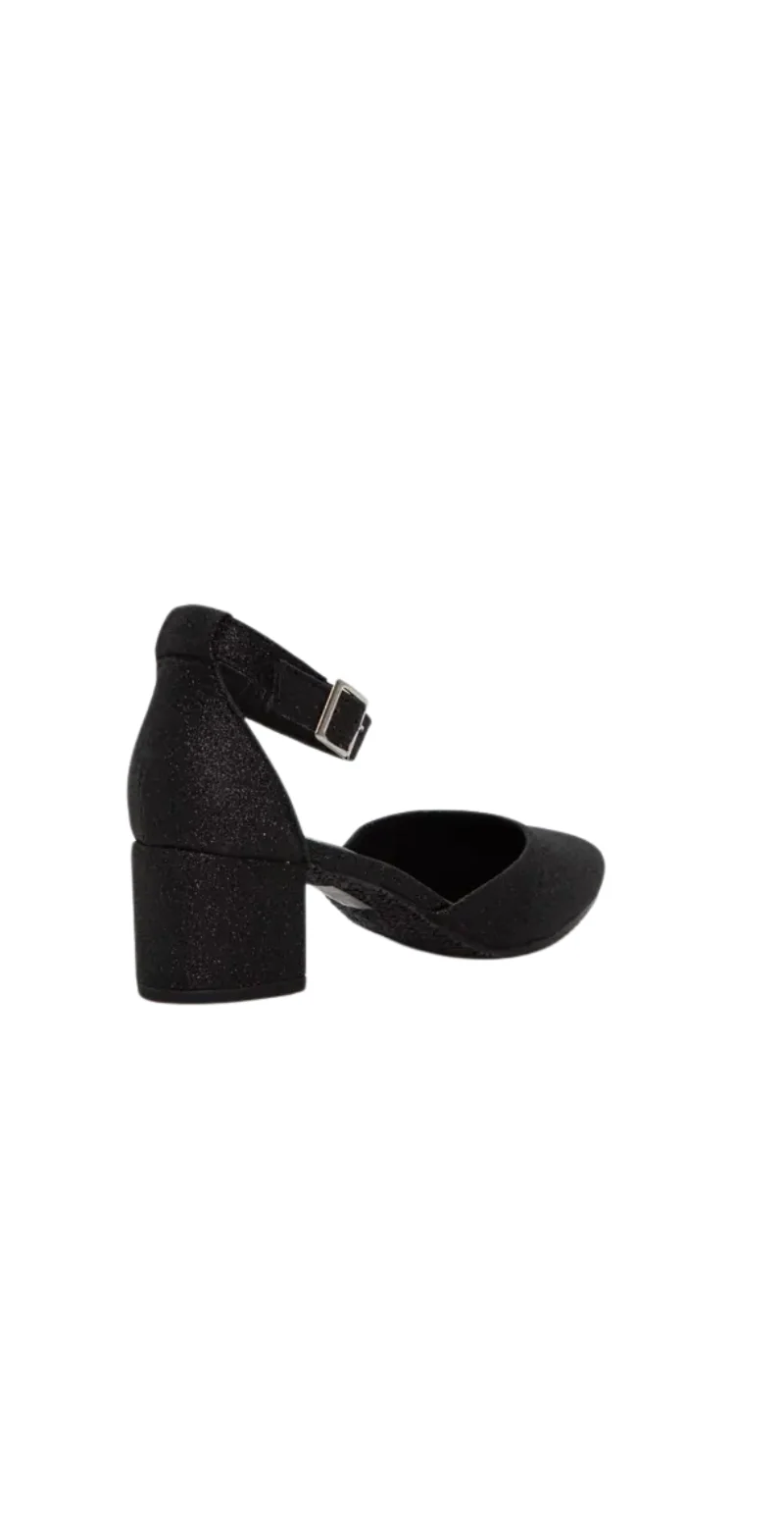 Pumps med glitter sort - Image 3