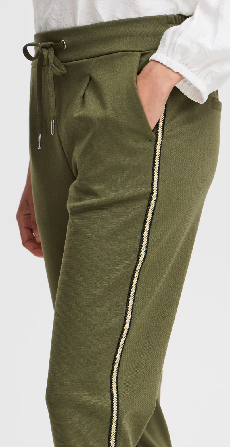 Rizetta deco pants olive night - Image 2