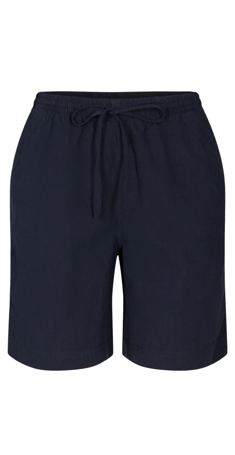 Sally shorts med elastik og lommer navy LikeLondon - Image 4
