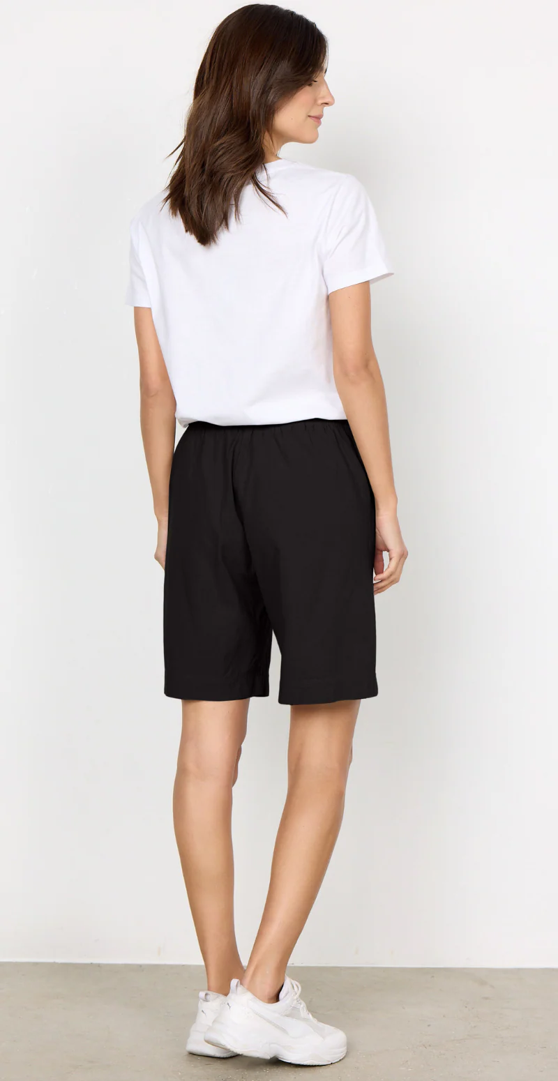 Sally shorts med elastik og lommer sort LikeLondon - Image 4