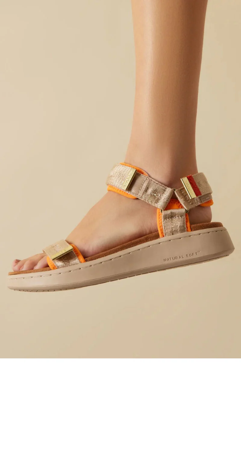 Sandal med velcro Coffee Cream - Image 3