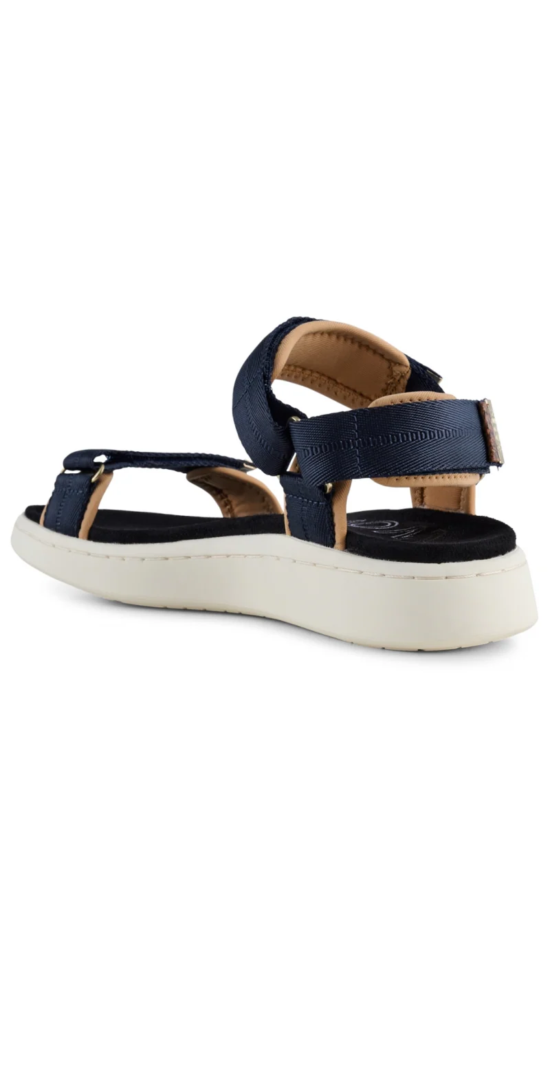 Sandal med velcro i navy - Image 11