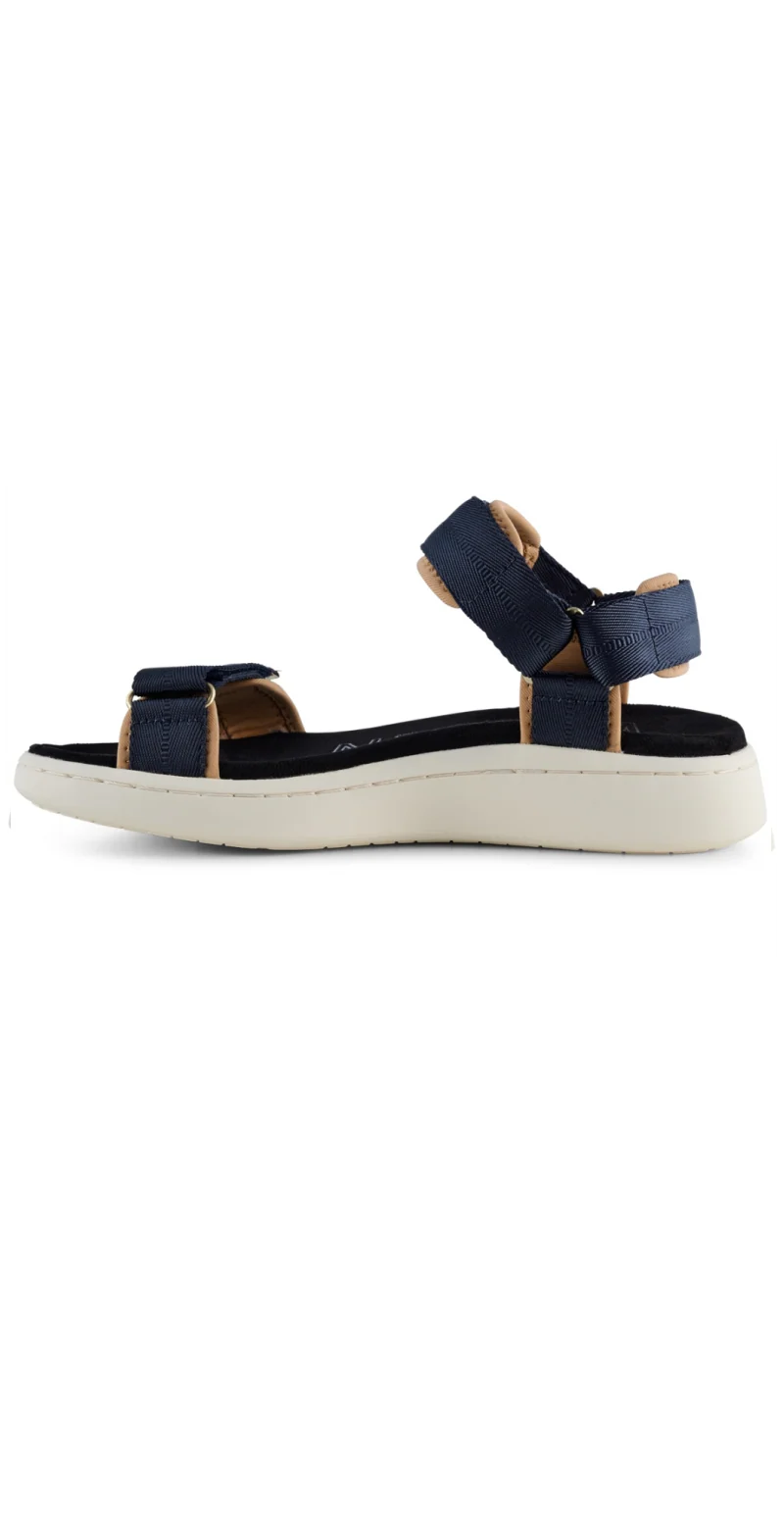 Sandal med velcro i navy - Image 13