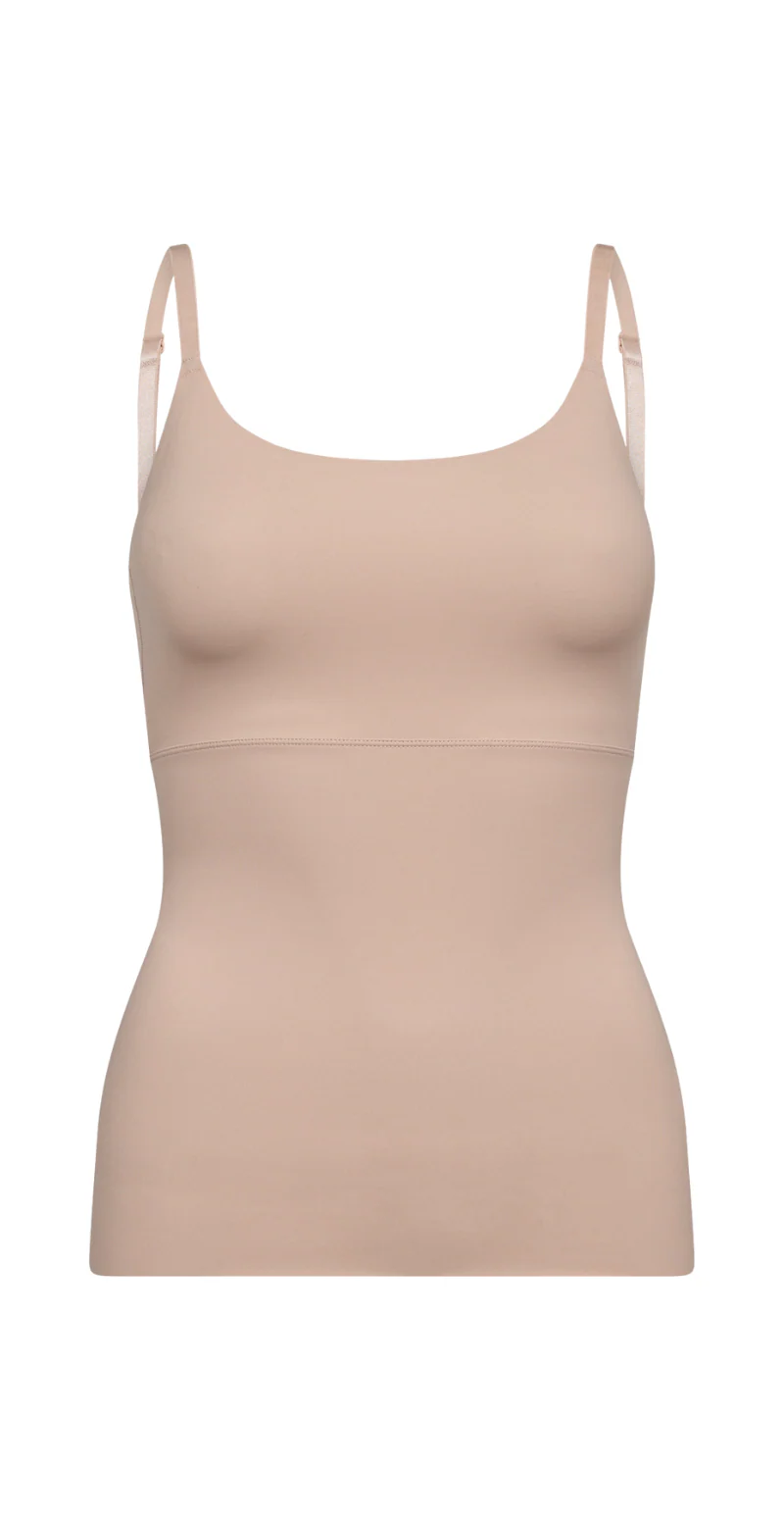 Shapewear top flexible nude