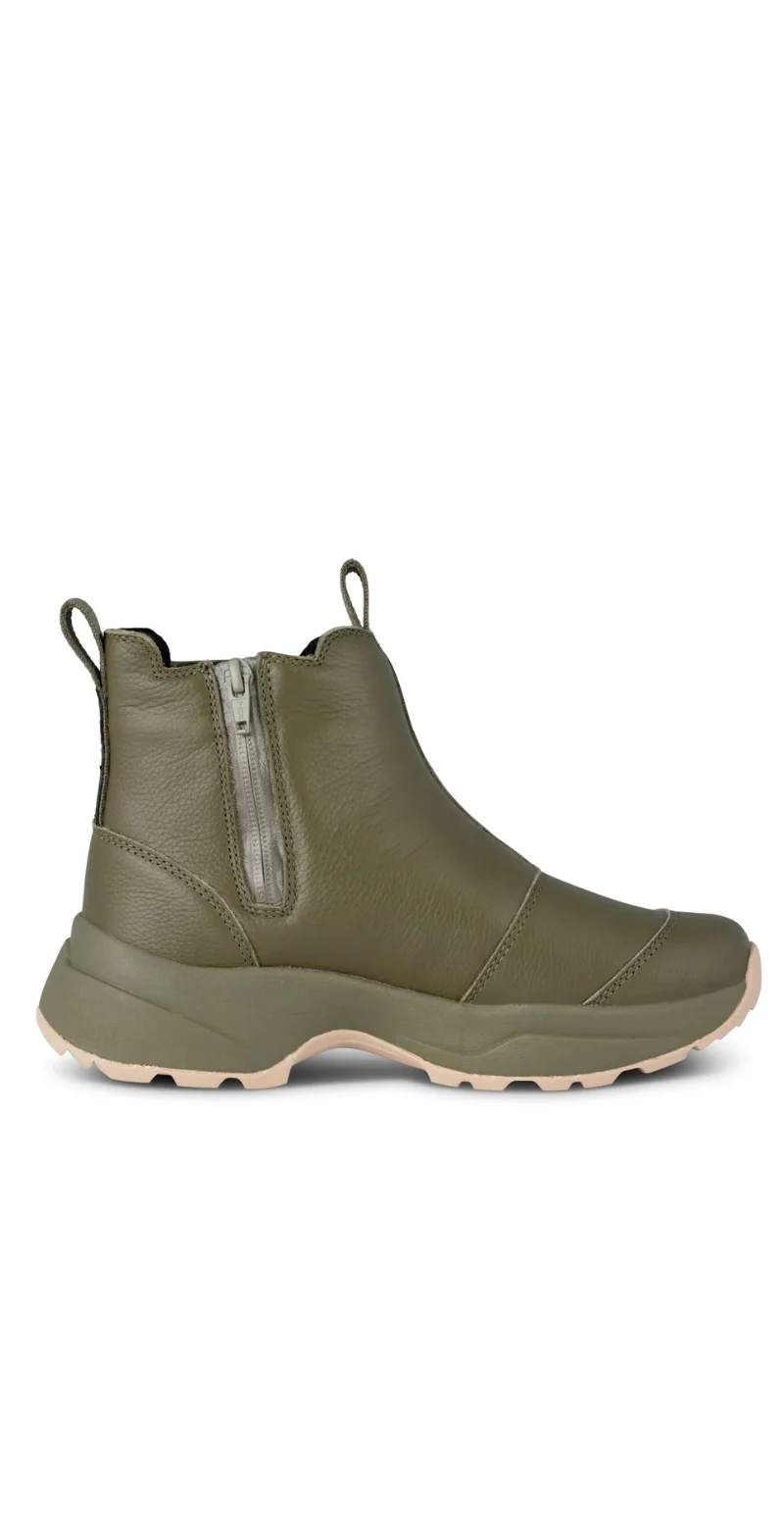 Silje Warm Waterproof Boots dark olive - Image 2