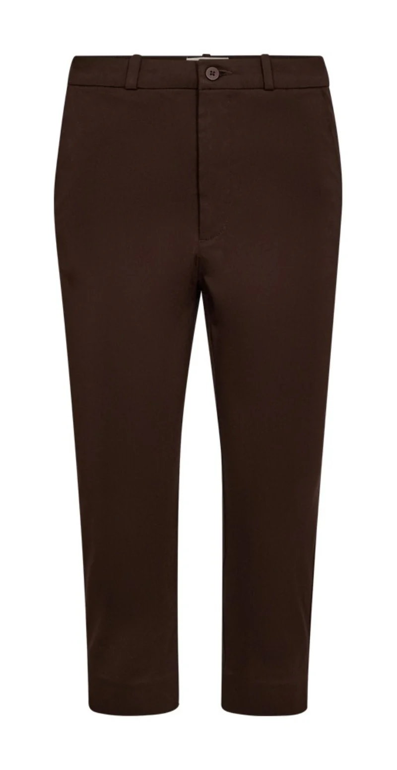 Solvej capri bukser coffee bean Freequent - Image 8
