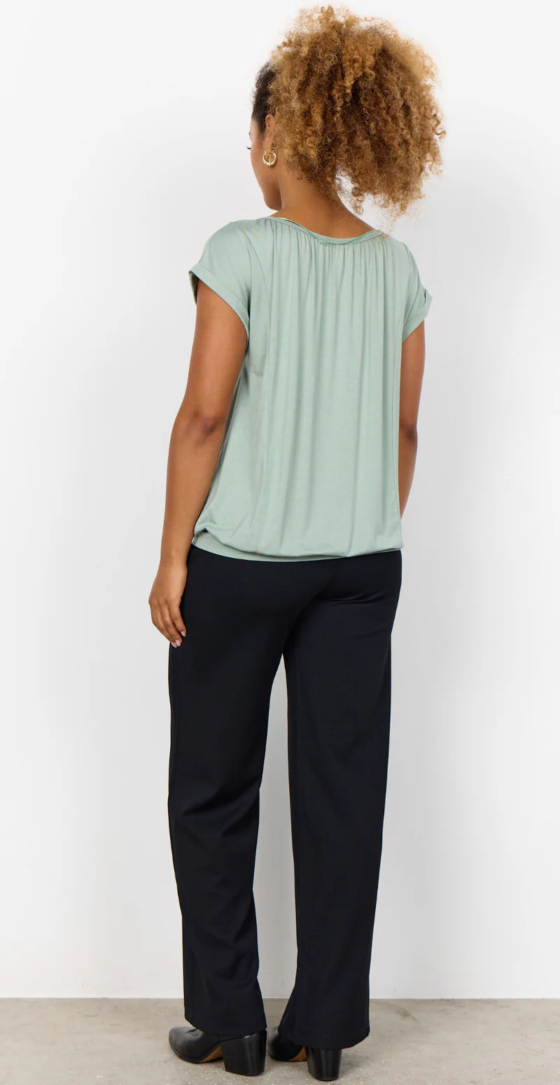 Sophia bluse med rund hals minera - Image 4