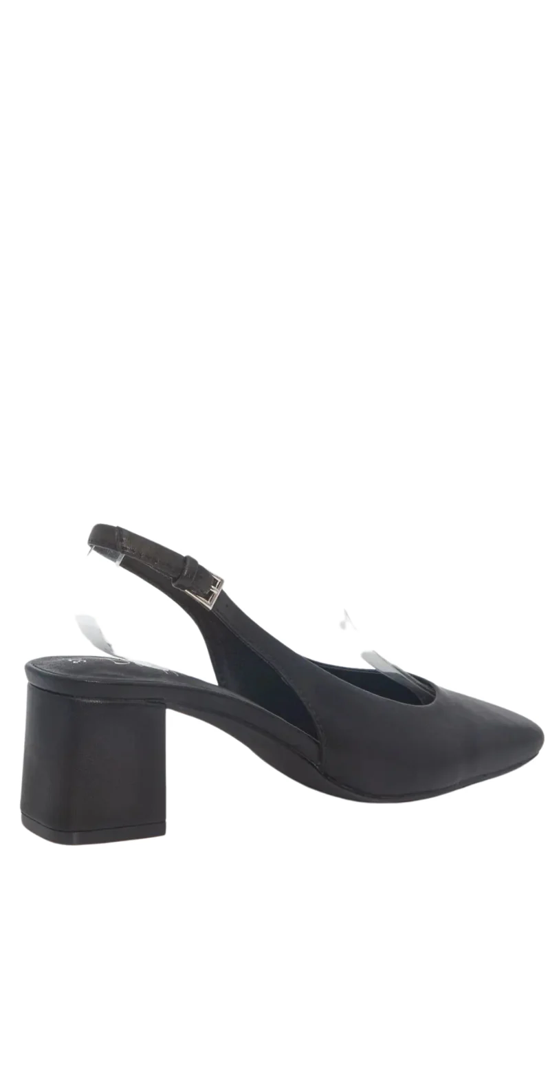 Pumps med slingback i sort - Image 2
