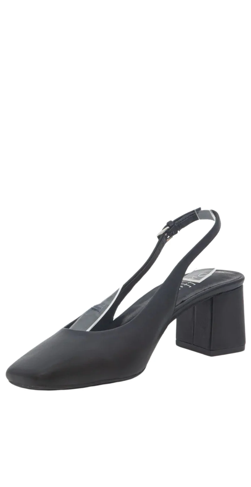 Pumps med slingback i sort - Image 3