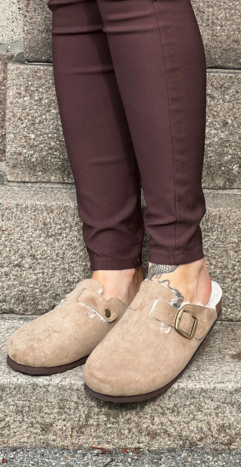 Trendy comfort shoe med foer khaki LikeLondon - Image 2
