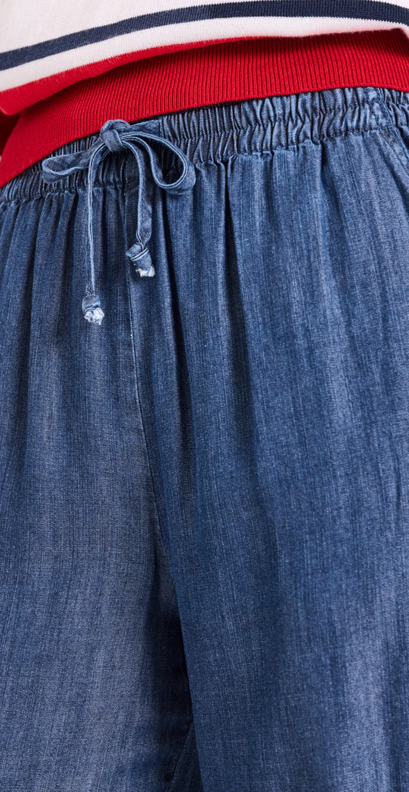 Wilke denimbukser med piping detaljer medium blue denim Freequent - Image 4