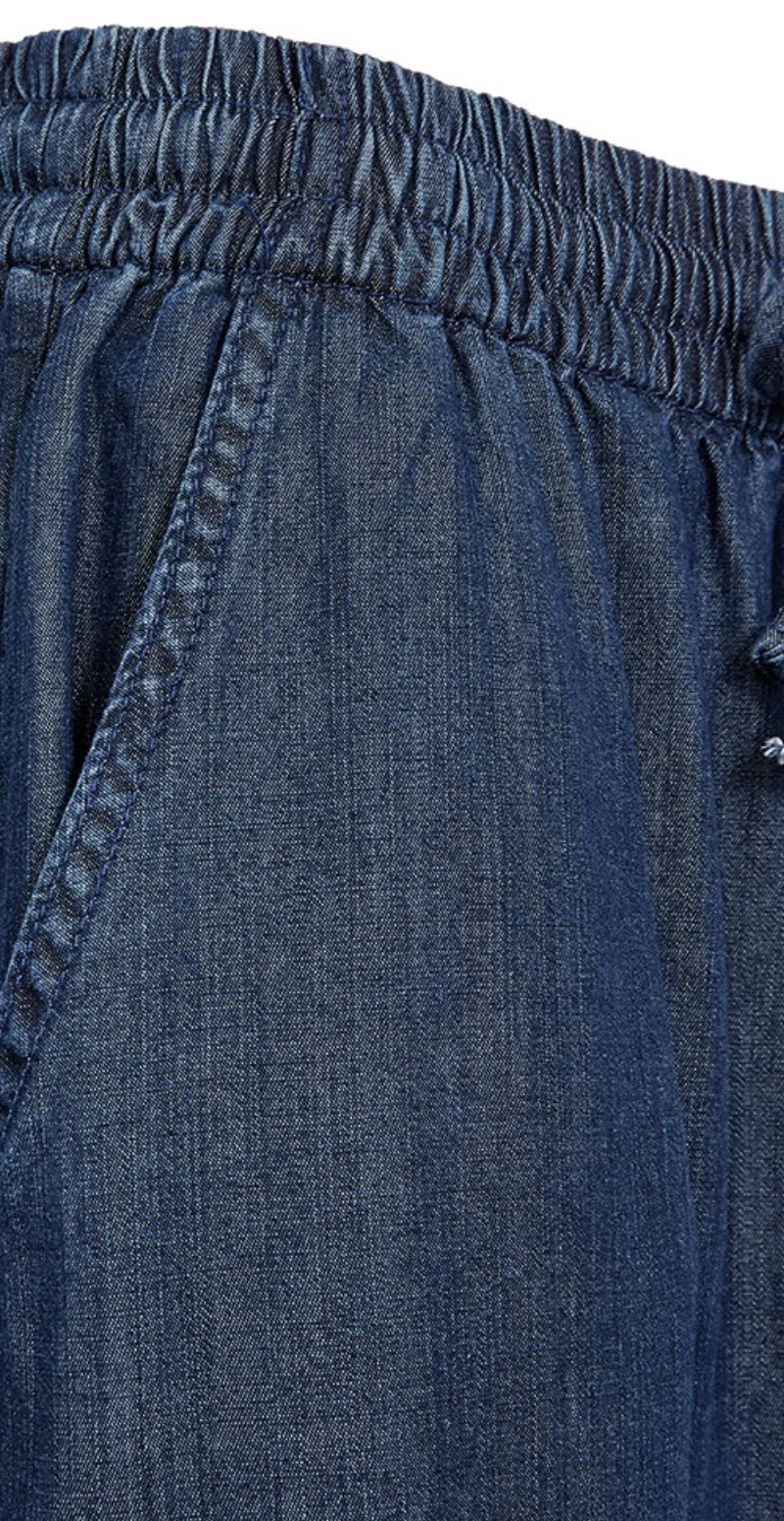 Wilke denimbukser med piping detaljer medium blue denim Freequent - Image 6